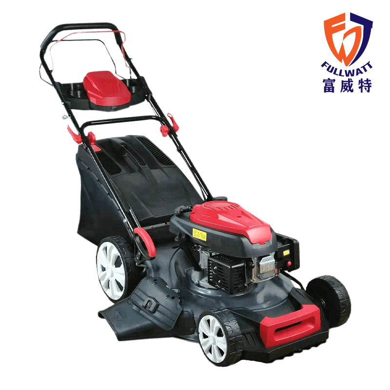 Fullwatt 20" Lawn Mower Self-propelled Central Height Adjustment 4 in 1 Petrol Rotary (144cc)