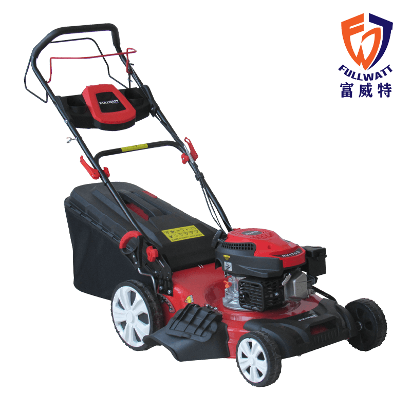 Fullwatt 20" RATO Engine Lawn Mower Self-propelled Central Height Adjustment 4 in 1 Petrol Rotary