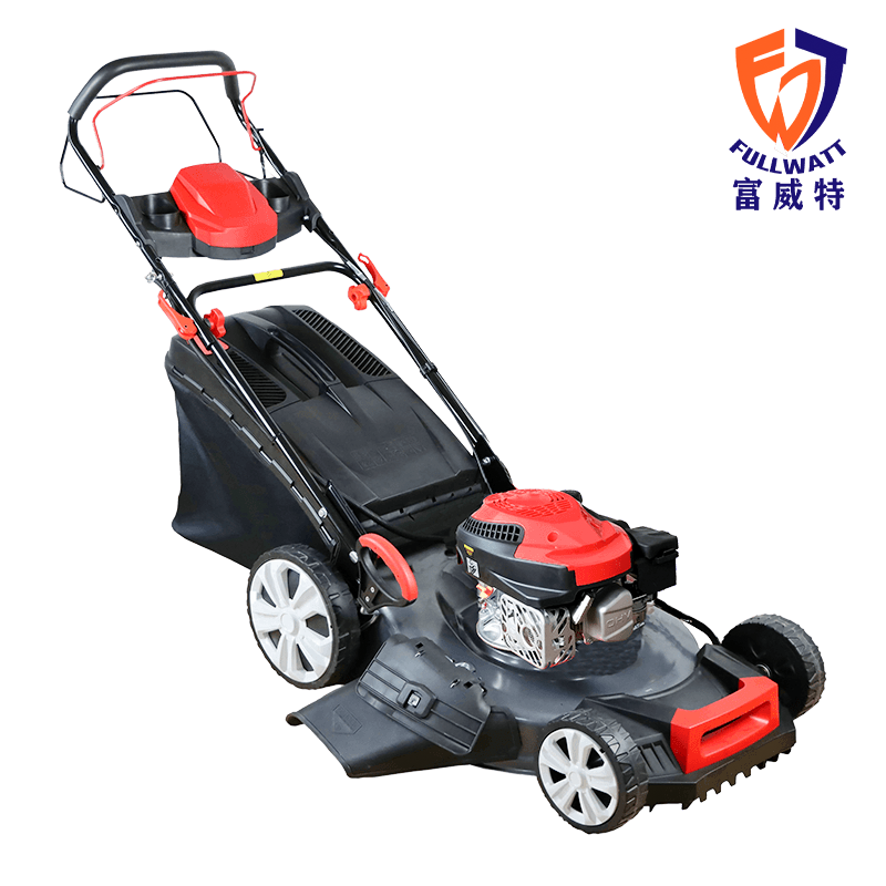 Fullwatt 18" RATO Engine Rotary Lawn Mower Self-propelled Central Height Adjustment 4 in 1 New steel Deck, FMV460P(N)