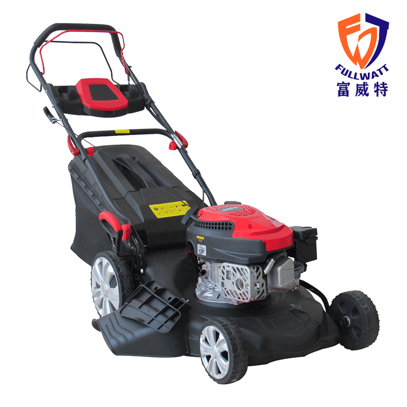 Fullwatt 21" RATO Engine Lawn Mower Self-propelled Central Height Adjustment 4 in 1 Rotary 